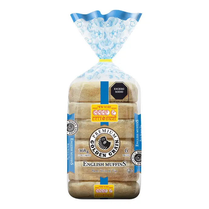 [PT-NYD611-PAQ] English Muffin Paq 6 Pzs. - Bolsa Impresa
